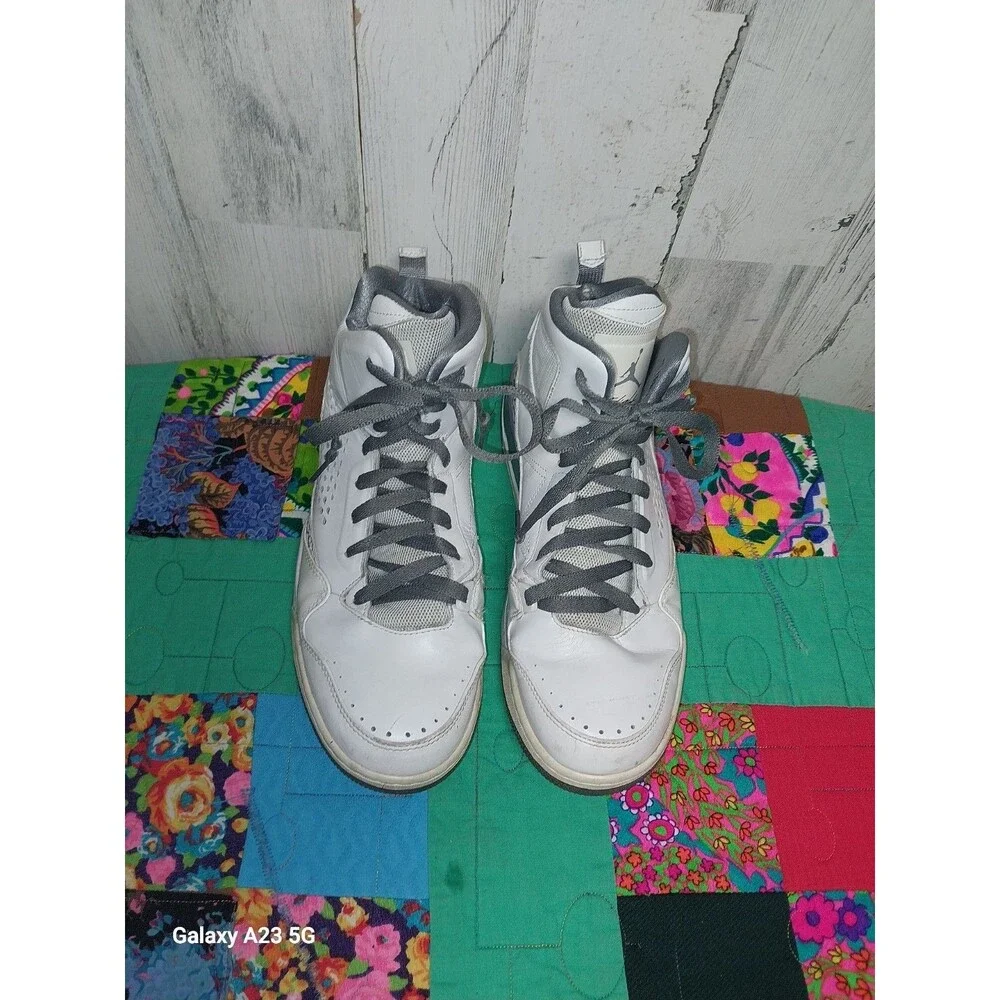 Nike Air Jordan Premium Flight White Cool Grey MENS SHOE SZ 10 641444-100
